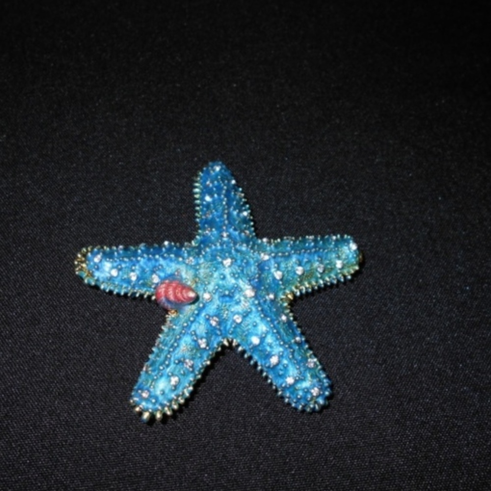 Starfish Mini Jewelry Box - Picture 1 of 5
